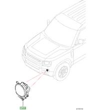 New Defender 90, 110, 130 2020-2024 Front Fog Light LR166833